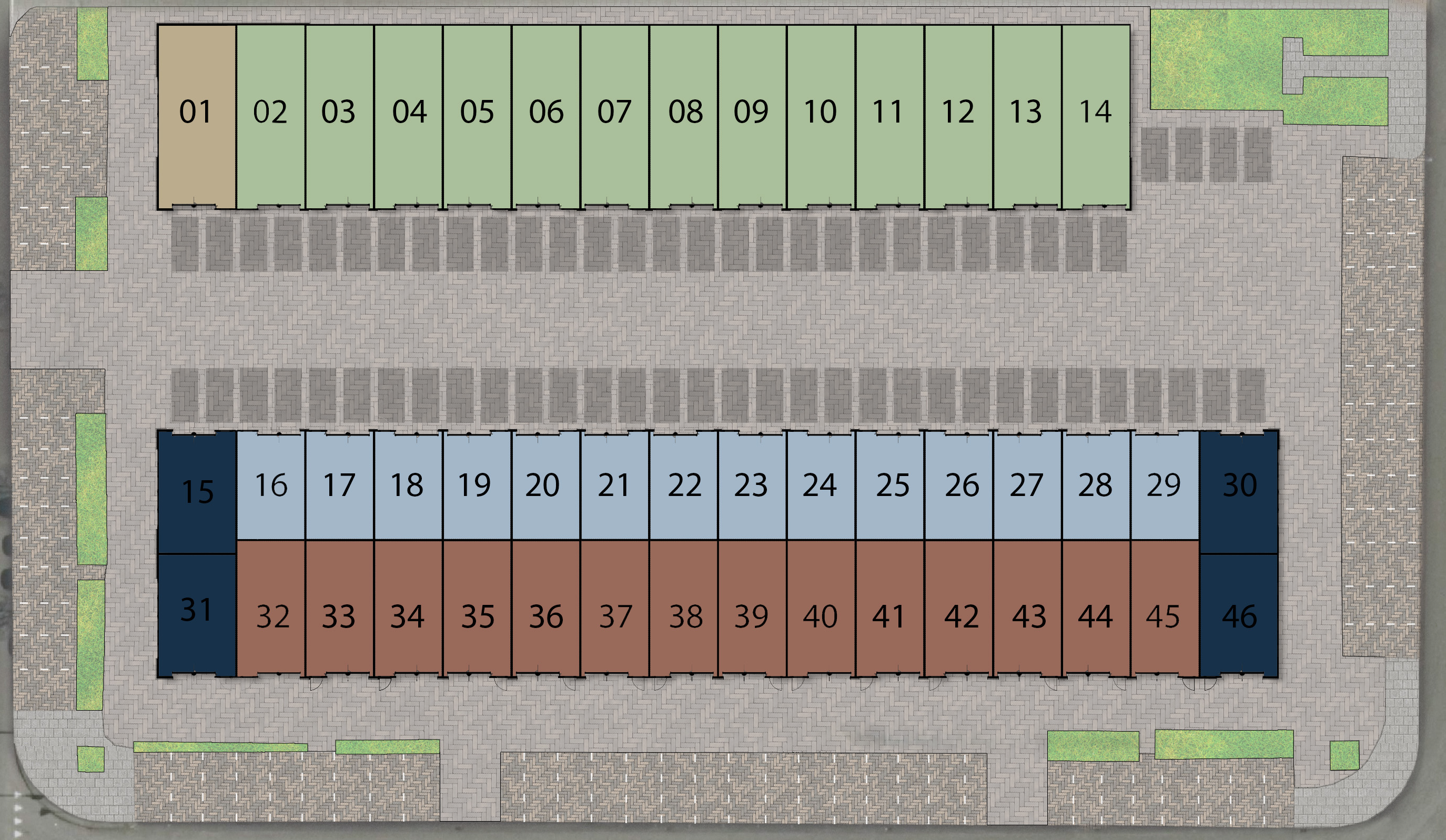 Plattegrond van het project