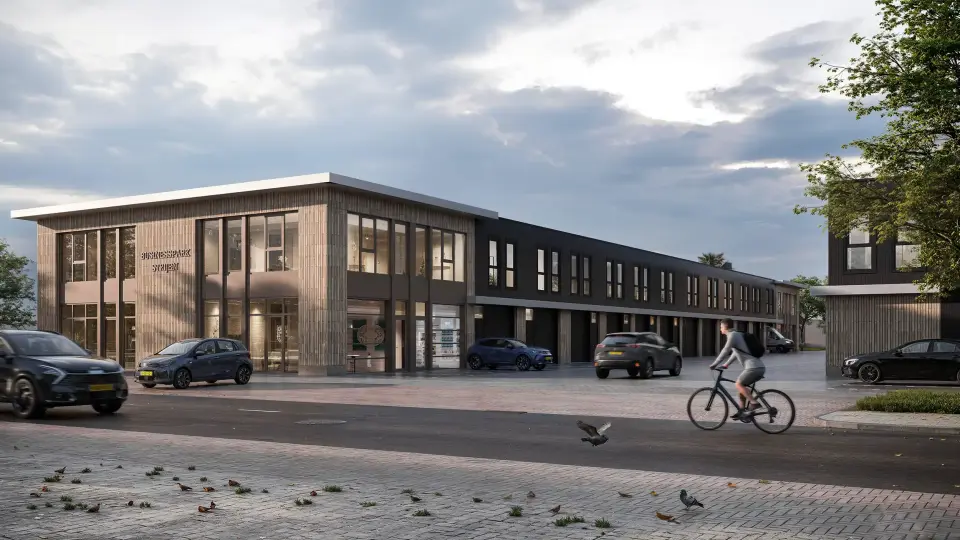 Impressie van Type 03 bedrijfsunit in Businesspark Strijen