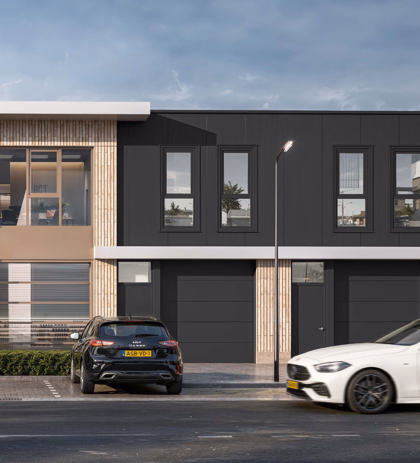Impressie van Type 02 bedrijfsunit in Businesspark Strijen
