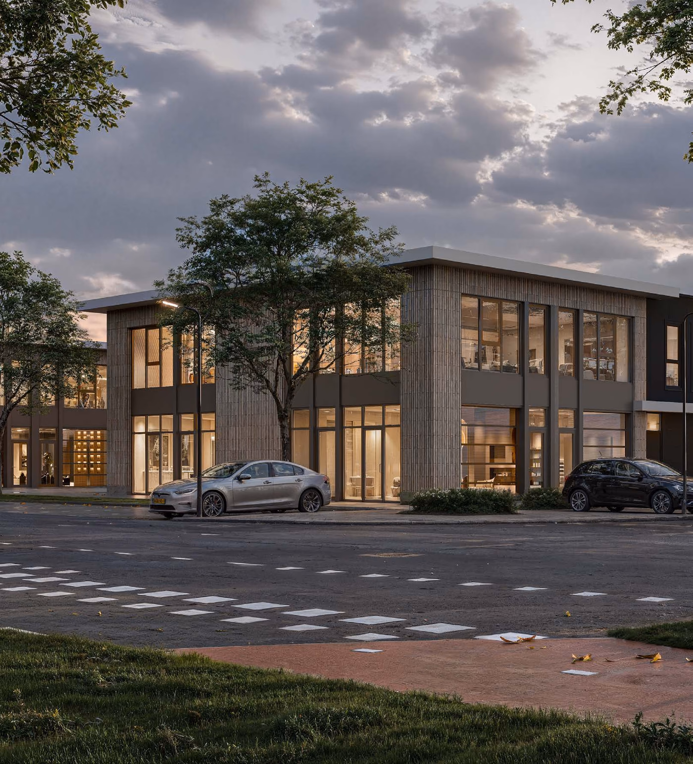 Impressie van Type 03 bedrijfsunit in Businesspark Strijen