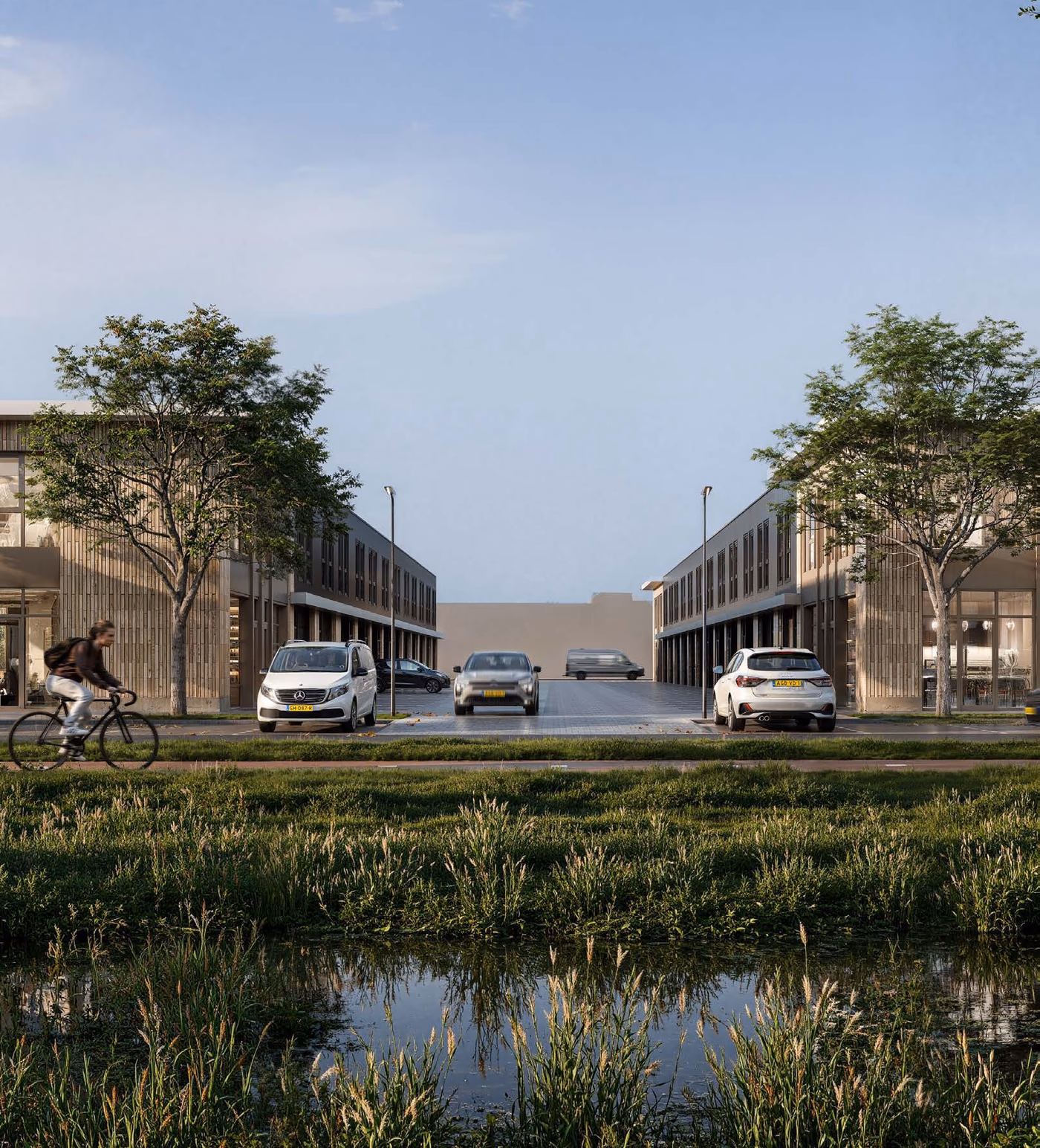 Impressie van Type 05 bedrijfsunit in Businesspark Strijen